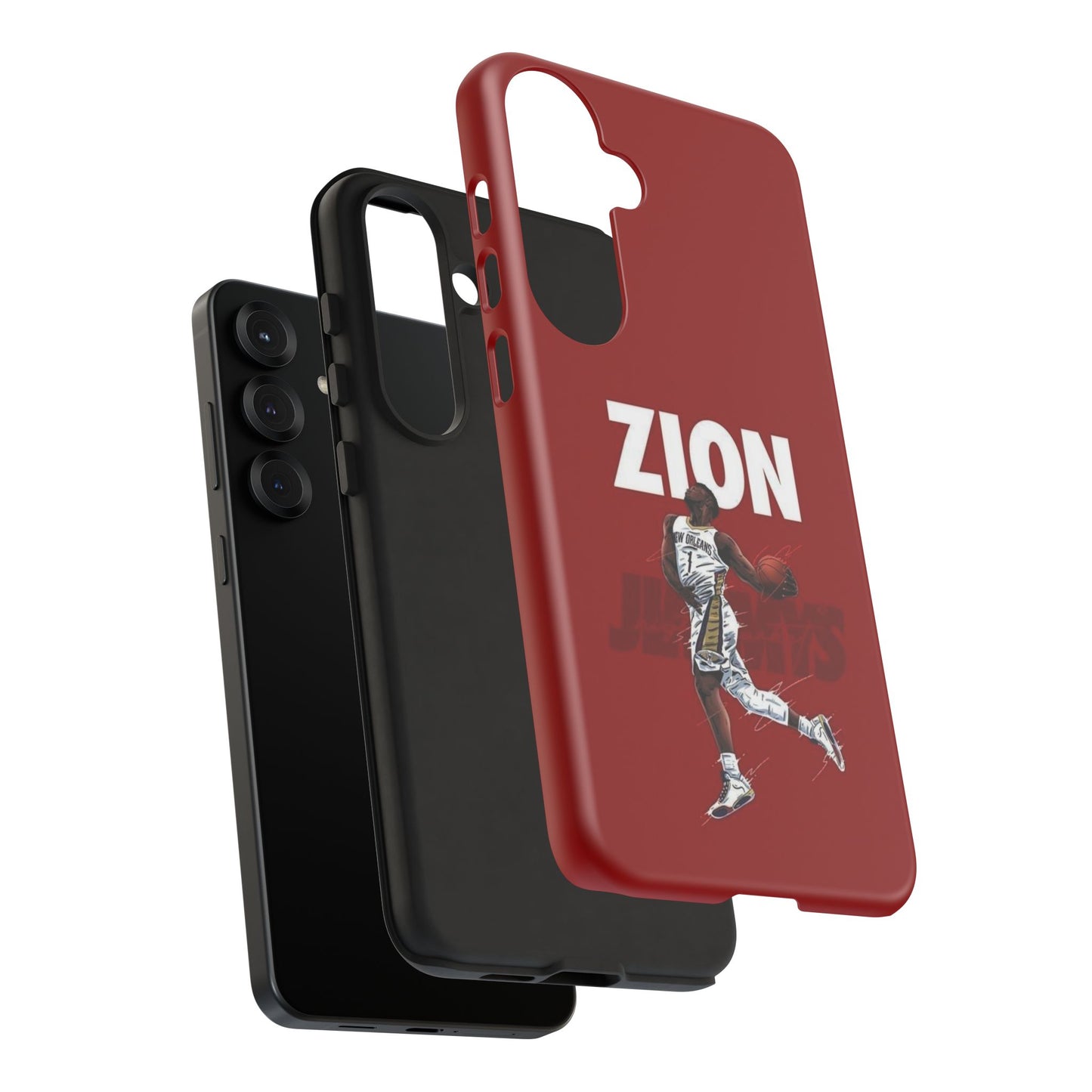 Zion Williamson Power Drive Edition – Rugged Dual-Layer Armor & Slim Fit | Compatible with iPhone 8–16 Pro Max & Samsung S10–S25 Ultra