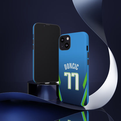 Luka Dončić Ice Vision Edition – Rugged Dual-Layer Build, Slim Fit | Compatible with iPhone 8–16 Pro Max & Samsung Galaxy S10–S25 Ultra