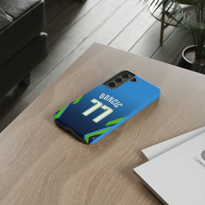 Luka Dončić Ice Vision Edition – Rugged Dual-Layer Build, Slim Fit | Compatible with iPhone 8–16 Pro Max & Samsung Galaxy S10–S25 Ultra
