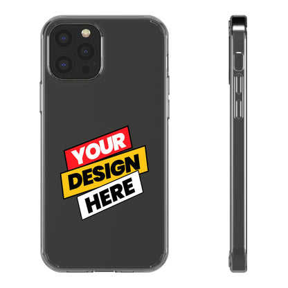 Custom Clear Transparent Cases for Phones - Personalized Protection, Ideal for Gifts, Birthdays, Holidays, Trendy Phone Accessories