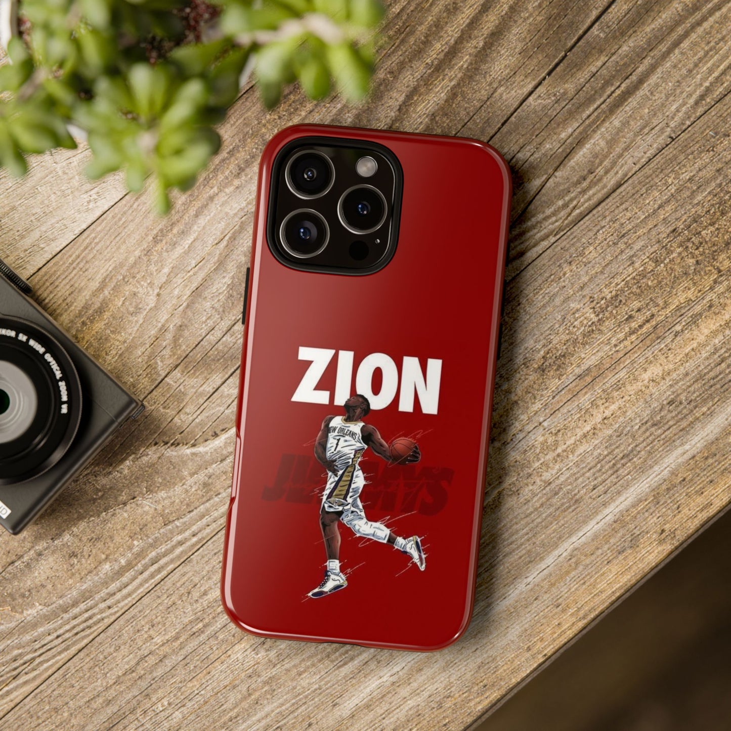 Zion Williamson Power Drive Edition – Rugged Dual-Layer Armor & Slim Fit | Compatible with iPhone 8–16 Pro Max & Samsung S10–S25 Ultra