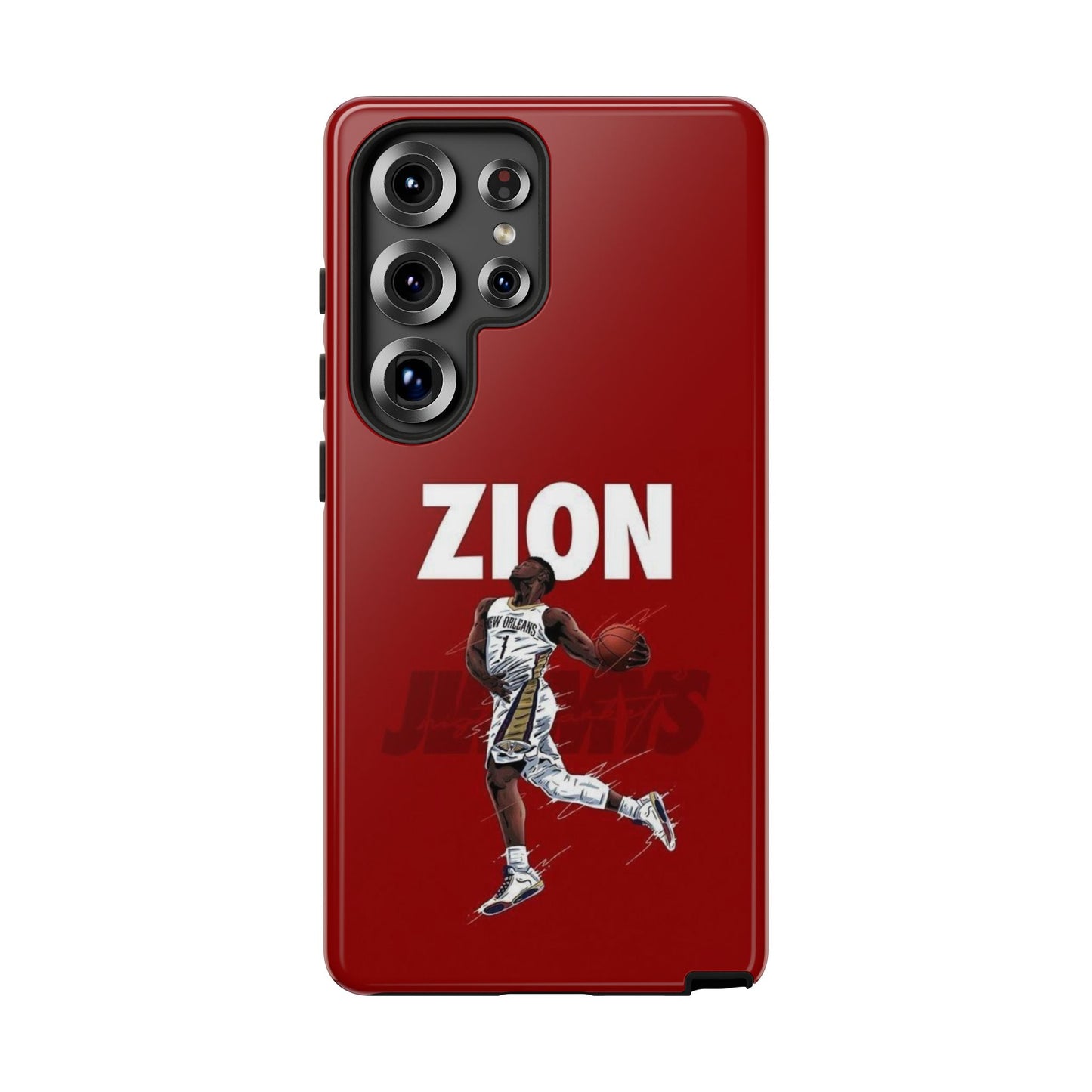 Zion Williamson Power Drive Edition – Rugged Dual-Layer Armor & Slim Fit | Compatible with iPhone 8–16 Pro Max & Samsung S10–S25 Ultra