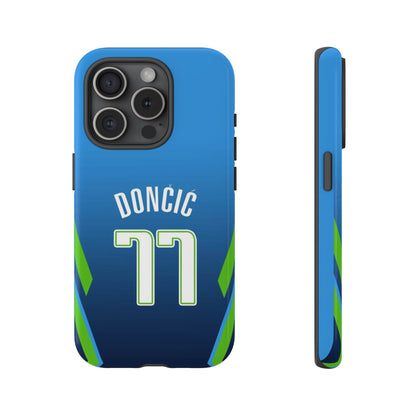 Luka Dončić Ice Vision Edition – Rugged Dual-Layer Build, Slim Fit | Compatible with iPhone 8–16 Pro Max & Samsung Galaxy S10–S25 Ultra