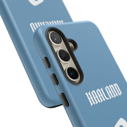 Erling Haaland PowerStrike – Rugged Dual-Layer Protection & Slim Profile | Compatible with iPhone 8 to 16 Pro Max & Samsung Galaxy S10 to S25 Ultra