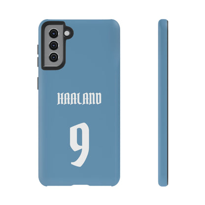 Erling Haaland PowerStrike – Rugged Dual-Layer Protection & Slim Profile | Compatible with iPhone 8 to 16 Pro Max & Samsung Galaxy S10 to S25 Ultra