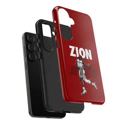 Zion Williamson Power Drive Edition – Rugged Dual-Layer Armor & Slim Fit | Compatible with iPhone 8–16 Pro Max & Samsung S10–S25 Ultra
