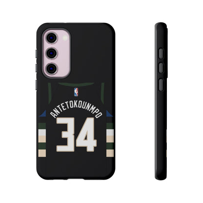 Giannis Antetokounmpo Force Drive Edition – Heavy-Duty ShockGuard Layers, Athletic Slim Fit | iPhone 8–16 Pro Max & Samsung S10–S25 Ultra Supported