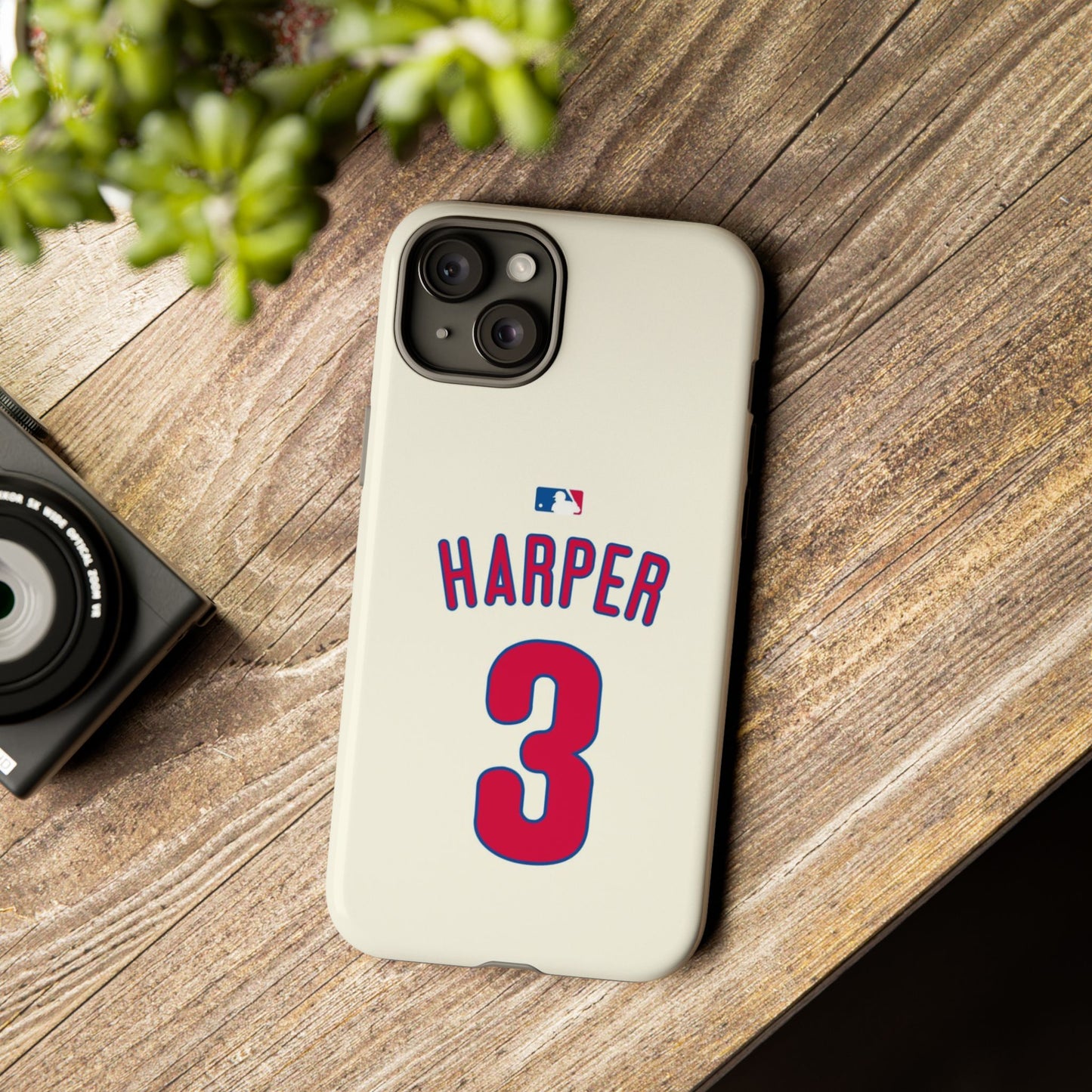 Bryce Harper PowerGrip – Dual-Layer Defense & Slim Fit | Compatible with iPhone 8 to 16 Pro Max & Samsung Galaxy S10 to S25 Ultra
