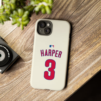 Bryce Harper PowerGrip – Dual-Layer Defense & Slim Fit | Compatible with iPhone 8 to 16 Pro Max & Samsung Galaxy S10 to S25 Ultra