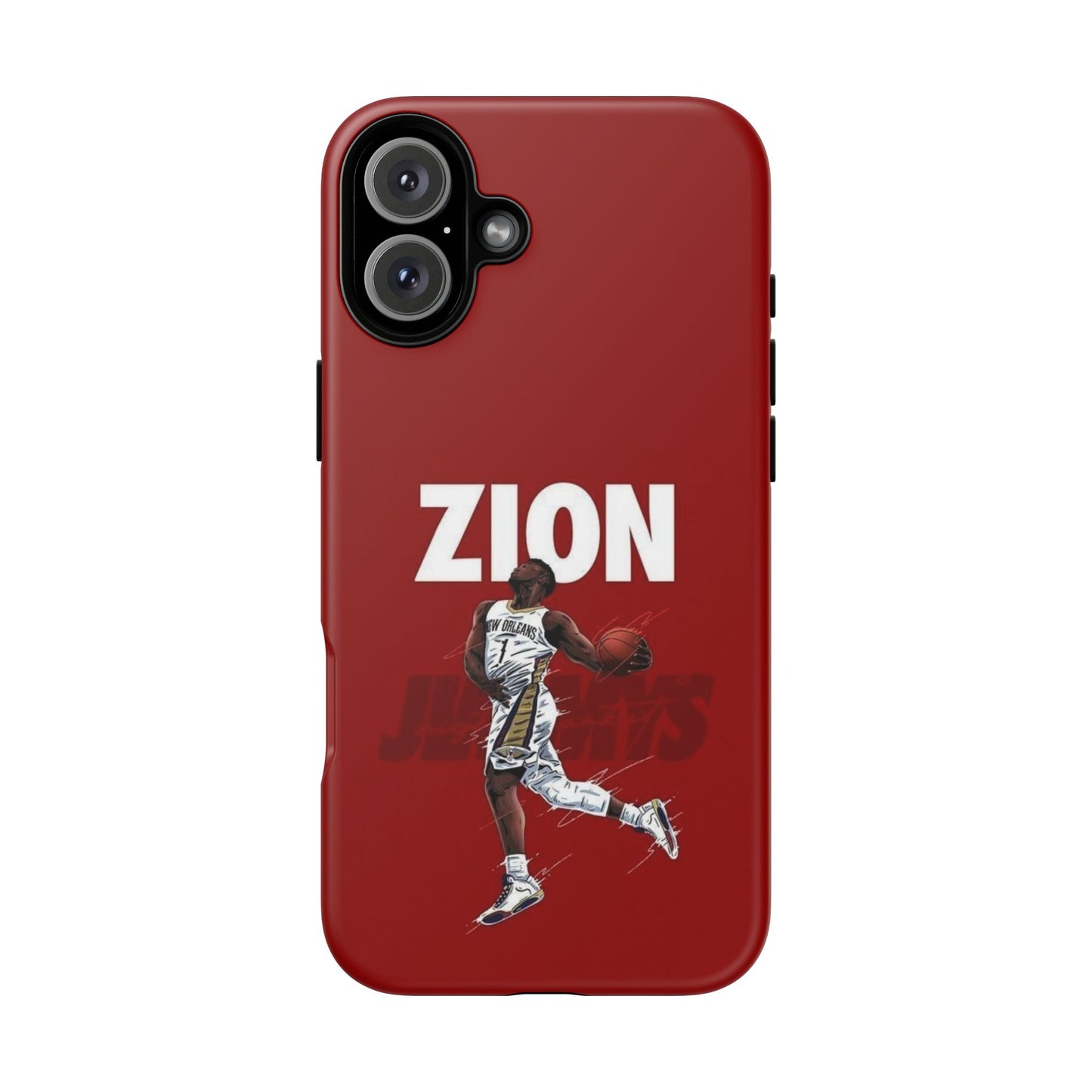 Zion Williamson Power Drive Edition – Rugged Dual-Layer Armor & Slim Fit | Compatible with iPhone 8–16 Pro Max & Samsung S10–S25 Ultra