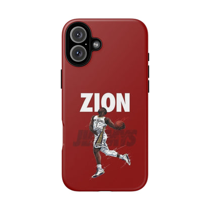 Zion Williamson Power Drive Edition – Rugged Dual-Layer Armor & Slim Fit | Compatible with iPhone 8–16 Pro Max & Samsung S10–S25 Ultra