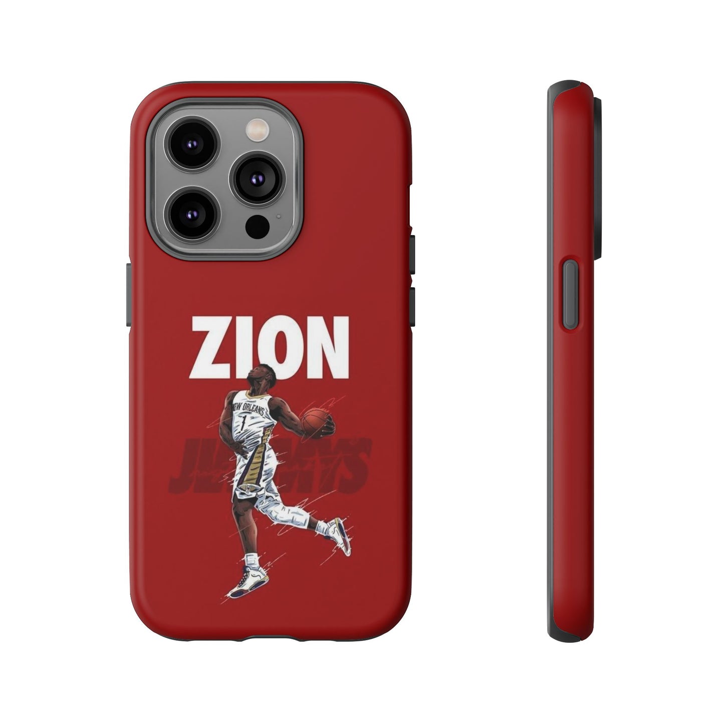 Zion Williamson Power Drive Edition – Rugged Dual-Layer Armor & Slim Fit | Compatible with iPhone 8–16 Pro Max & Samsung S10–S25 Ultra