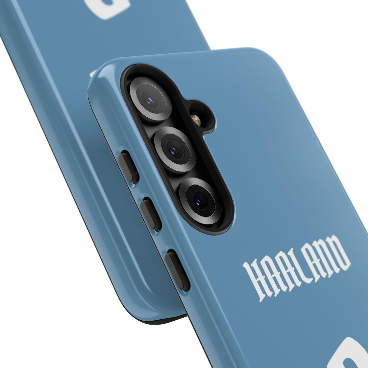 Erling Haaland PowerStrike – Rugged Dual-Layer Protection & Slim Profile | Compatible with iPhone 8 to 16 Pro Max & Samsung Galaxy S10 to S25 Ultra