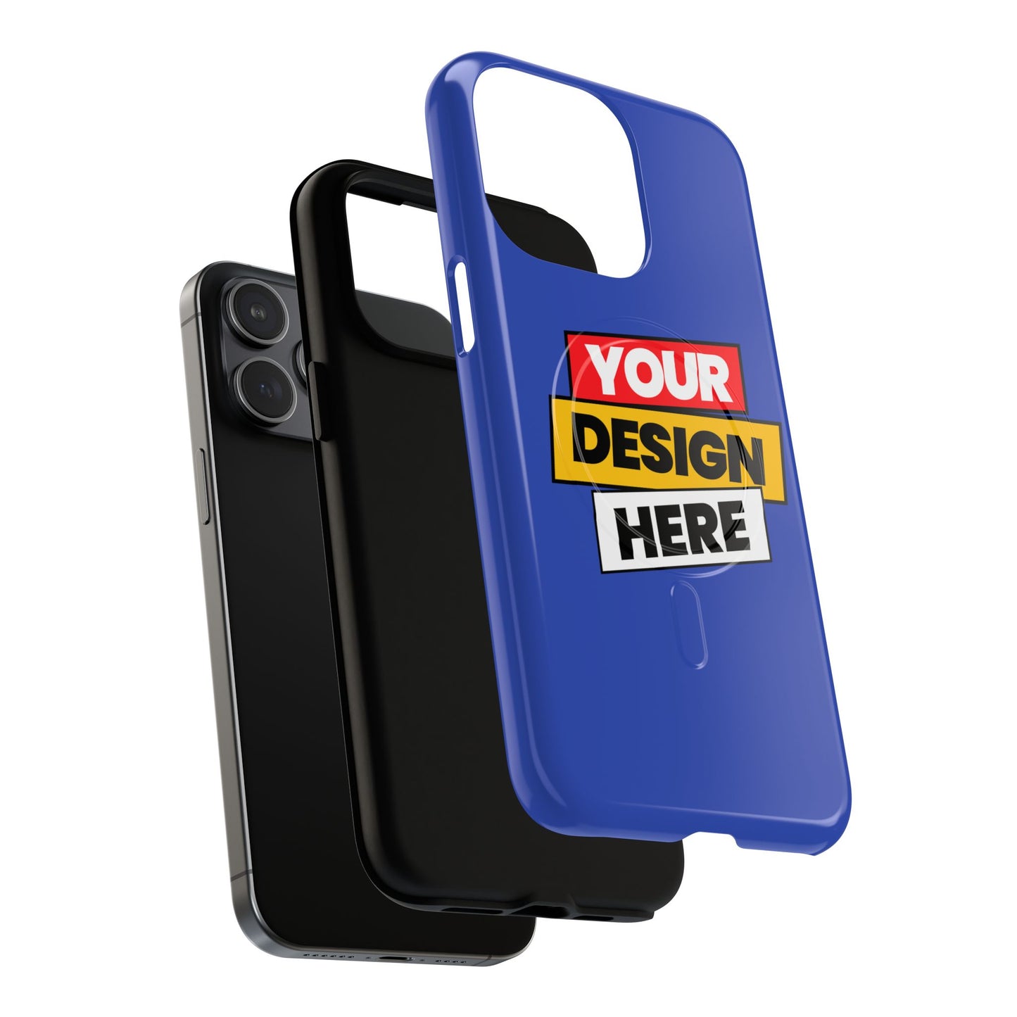 Tough Magnetic Phone Case, Customizable Phone Protector, Personalized Gift, Durable Tech Accessory, Ideal for Teens and Adults