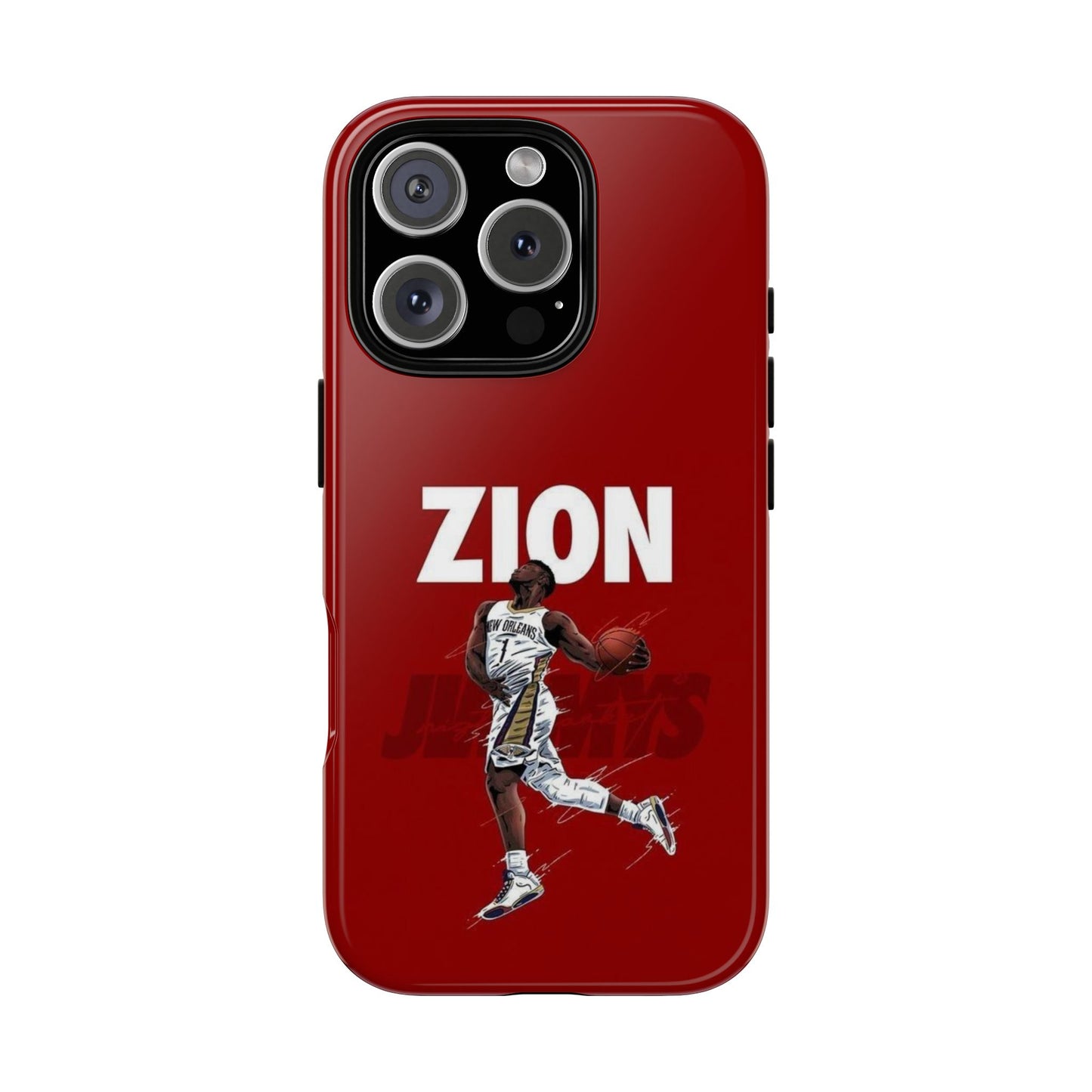 Zion Williamson Power Drive Edition – Rugged Dual-Layer Armor & Slim Fit | Compatible with iPhone 8–16 Pro Max & Samsung S10–S25 Ultra