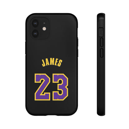 LeBron James King’s Guard Edition – MaxProtect Hybrid Shell, Athletic Profile | iPhone 8–16 Pro Max & Samsung S10–S25 Ultra Compatible