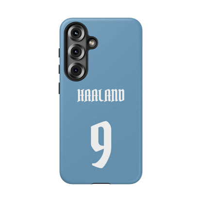 Erling Haaland PowerStrike – Rugged Dual-Layer Protection & Slim Profile | Compatible with iPhone 8 to 16 Pro Max & Samsung Galaxy S10 to S25 Ultra