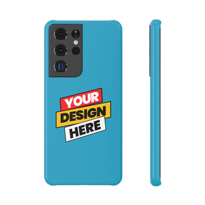 Custom Slim Snap Case - Personalized Phone Cover, Unique Gift for Her, Bright Modern Design, Trendy Cellphone Accessory, Birthday Gift