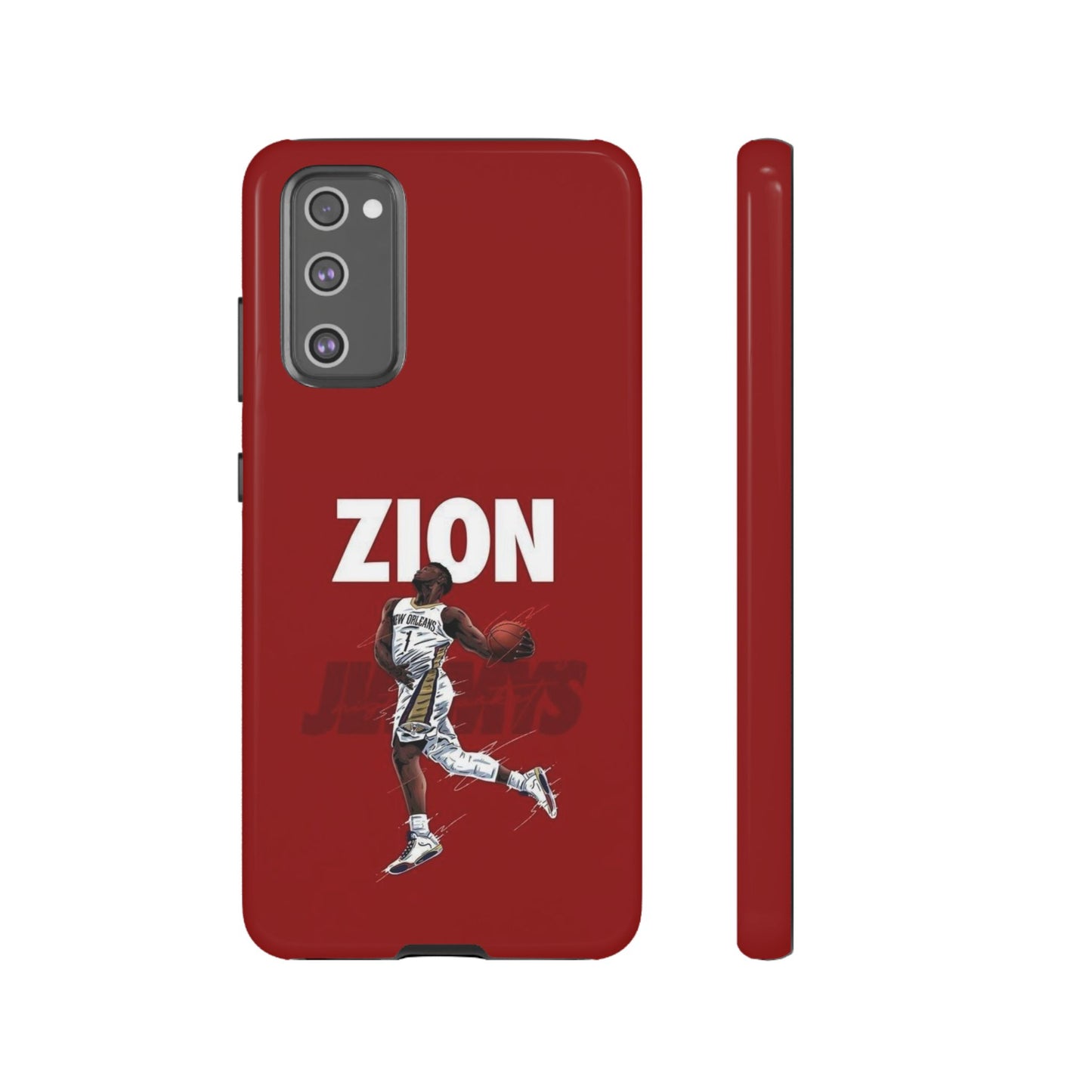 Zion Williamson Power Drive Edition – Rugged Dual-Layer Armor & Slim Fit | Compatible with iPhone 8–16 Pro Max & Samsung S10–S25 Ultra