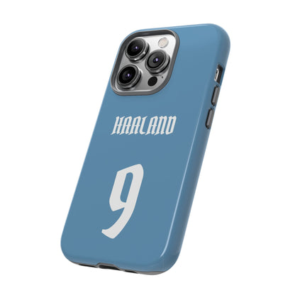Erling Haaland PowerStrike – Rugged Dual-Layer Protection & Slim Profile | Compatible with iPhone 8 to 16 Pro Max & Samsung Galaxy S10 to S25 Ultra