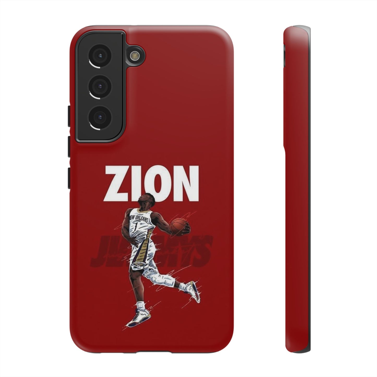 Zion Williamson Power Drive Edition – Rugged Dual-Layer Armor & Slim Fit | Compatible with iPhone 8–16 Pro Max & Samsung S10–S25 Ultra