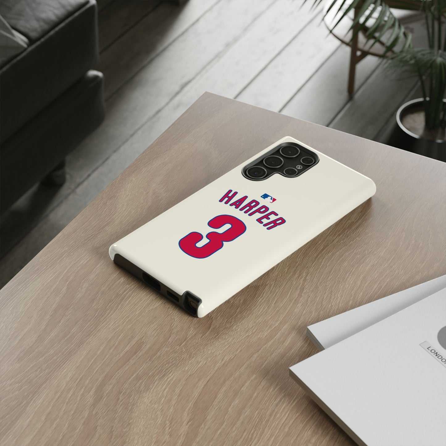 Bryce Harper PowerGrip – Dual-Layer Defense & Slim Fit | Compatible with iPhone 8 to 16 Pro Max & Samsung Galaxy S10 to S25 Ultra