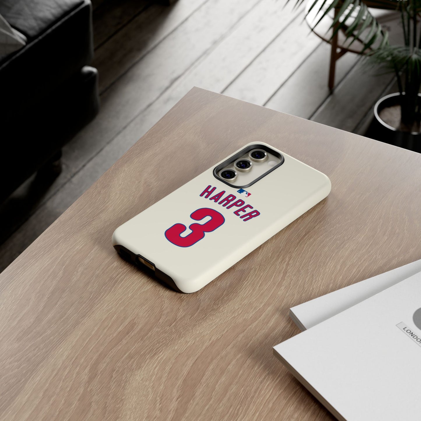 Bryce Harper PowerGrip – Dual-Layer Defense & Slim Fit | Compatible with iPhone 8 to 16 Pro Max & Samsung Galaxy S10 to S25 Ultra