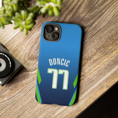 Luka Dončić Ice Vision Edition – Rugged Dual-Layer Build, Slim Fit | Compatible with iPhone 8–16 Pro Max & Samsung Galaxy S10–S25 Ultra