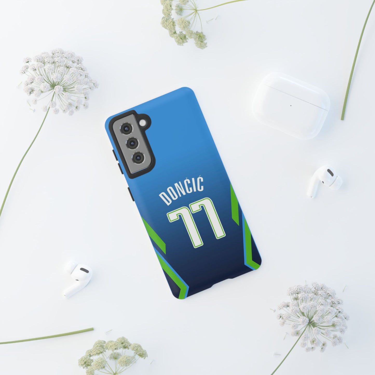 Luka Dončić Ice Vision Edition – Rugged Dual-Layer Build, Slim Fit | Compatible with iPhone 8–16 Pro Max & Samsung Galaxy S10–S25 Ultra