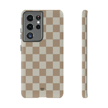 NEUTRAL CHECKERBOARD | Tough Phone Case