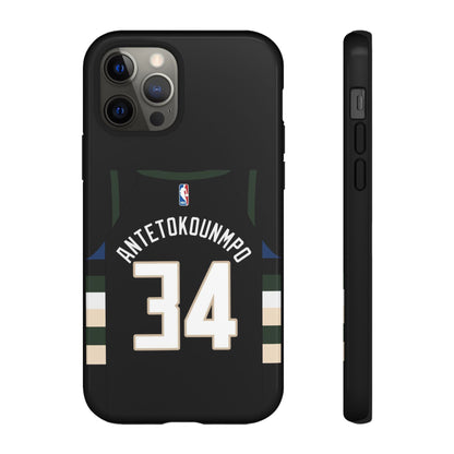 Giannis Antetokounmpo Force Drive Edition – Heavy-Duty ShockGuard Layers, Athletic Slim Fit | iPhone 8–16 Pro Max & Samsung S10–S25 Ultra Supported
