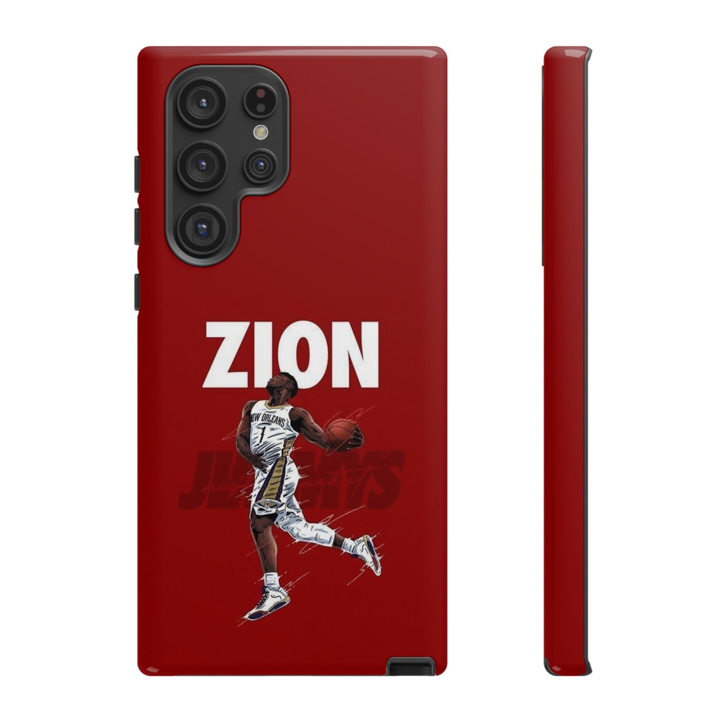 Zion Williamson Power Drive Edition – Rugged Dual-Layer Armor & Slim Fit | Compatible with iPhone 8–16 Pro Max & Samsung S10–S25 Ultra