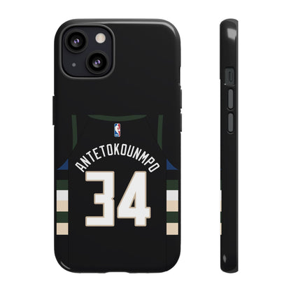Giannis Antetokounmpo Force Drive Edition – Heavy-Duty ShockGuard Layers, Athletic Slim Fit | iPhone 8–16 Pro Max & Samsung S10–S25 Ultra Supported
