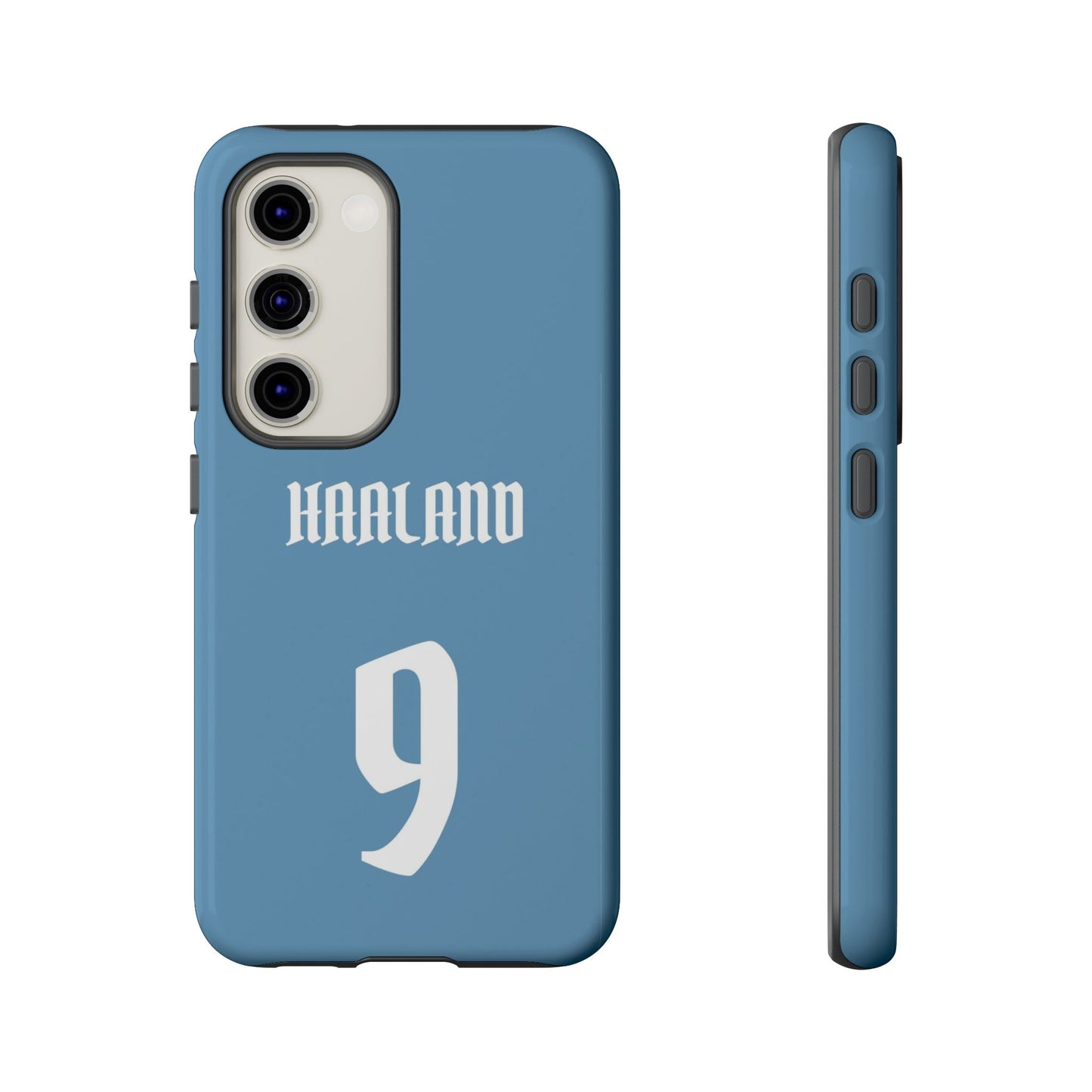 Erling Haaland PowerStrike – Rugged Dual-Layer Protection & Slim Profile | Compatible with iPhone 8 to 16 Pro Max & Samsung Galaxy S10 to S25 Ultra