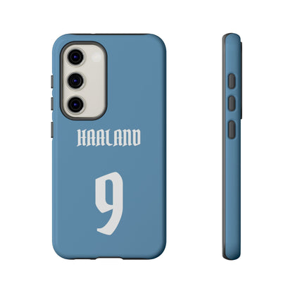 Erling Haaland PowerStrike – Rugged Dual-Layer Protection & Slim Profile | Compatible with iPhone 8 to 16 Pro Max & Samsung Galaxy S10 to S25 Ultra