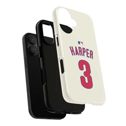 Bryce Harper PowerGrip – Dual-Layer Defense & Slim Fit | Compatible with iPhone 8 to 16 Pro Max & Samsung Galaxy S10 to S25 Ultra