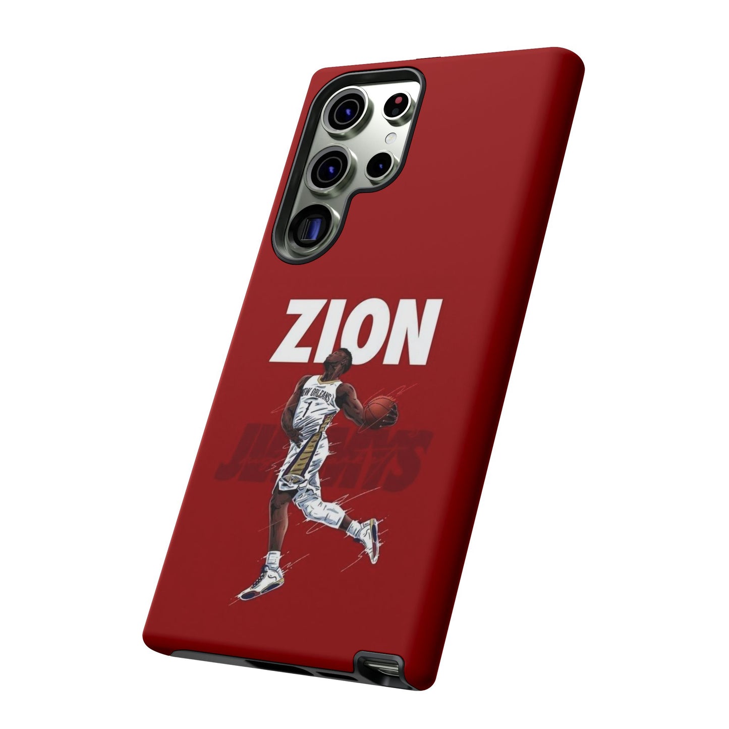 Zion Williamson Power Drive Edition – Rugged Dual-Layer Armor & Slim Fit | Compatible with iPhone 8–16 Pro Max & Samsung S10–S25 Ultra