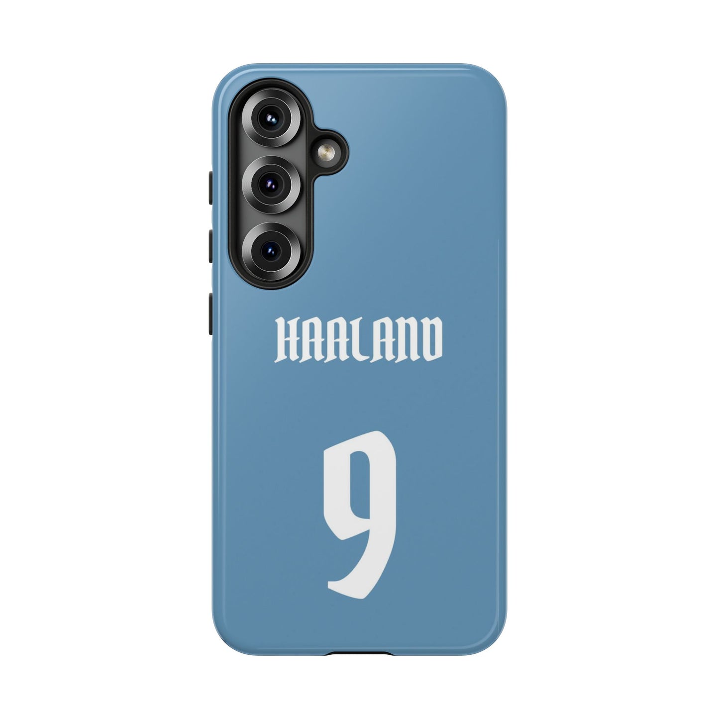 Erling Haaland PowerStrike – Rugged Dual-Layer Protection & Slim Profile | Compatible with iPhone 8 to 16 Pro Max & Samsung Galaxy S10 to S25 Ultra
