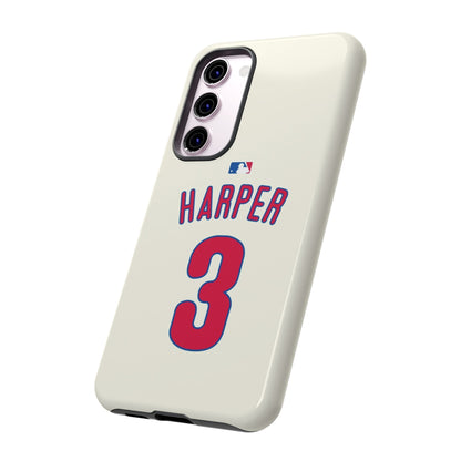 Bryce Harper PowerGrip – Dual-Layer Defense & Slim Fit | Compatible with iPhone 8 to 16 Pro Max & Samsung Galaxy S10 to S25 Ultra