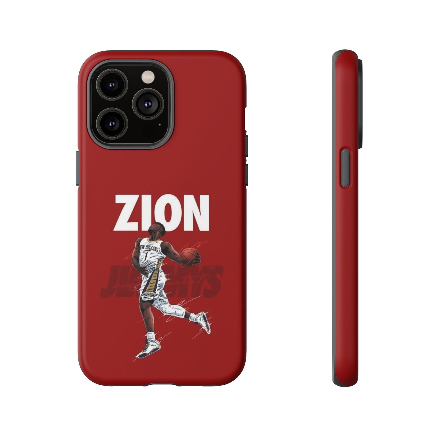 Zion Williamson Power Drive Edition – Rugged Dual-Layer Armor & Slim Fit | Compatible with iPhone 8–16 Pro Max & Samsung S10–S25 Ultra