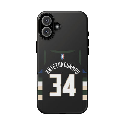 Giannis Antetokounmpo Force Drive Edition – Heavy-Duty ShockGuard Layers, Athletic Slim Fit | iPhone 8–16 Pro Max & Samsung S10–S25 Ultra Supported