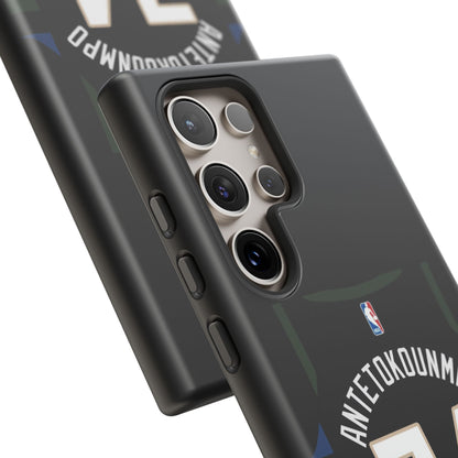 Giannis Antetokounmpo Force Drive Edition – Heavy-Duty ShockGuard Layers, Athletic Slim Fit | iPhone 8–16 Pro Max & Samsung S10–S25 Ultra Supported