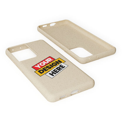 Eco-Friendly Phone Case, Biodegradable Phone Cover, Sustainable Accessory, Customizable iPhone Case, Green Gift Idea, Environmentally