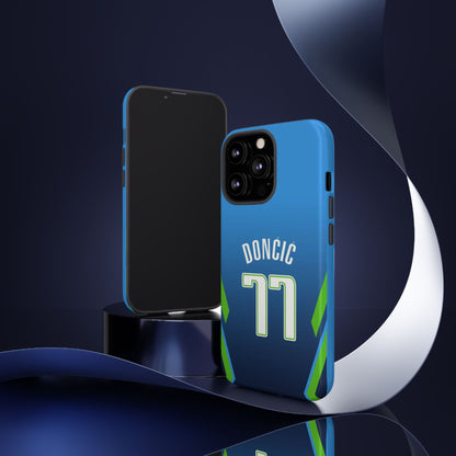 Luka Dončić Ice Vision Edition – Rugged Dual-Layer Build, Slim Fit | Compatible with iPhone 8–16 Pro Max & Samsung Galaxy S10–S25 Ultra