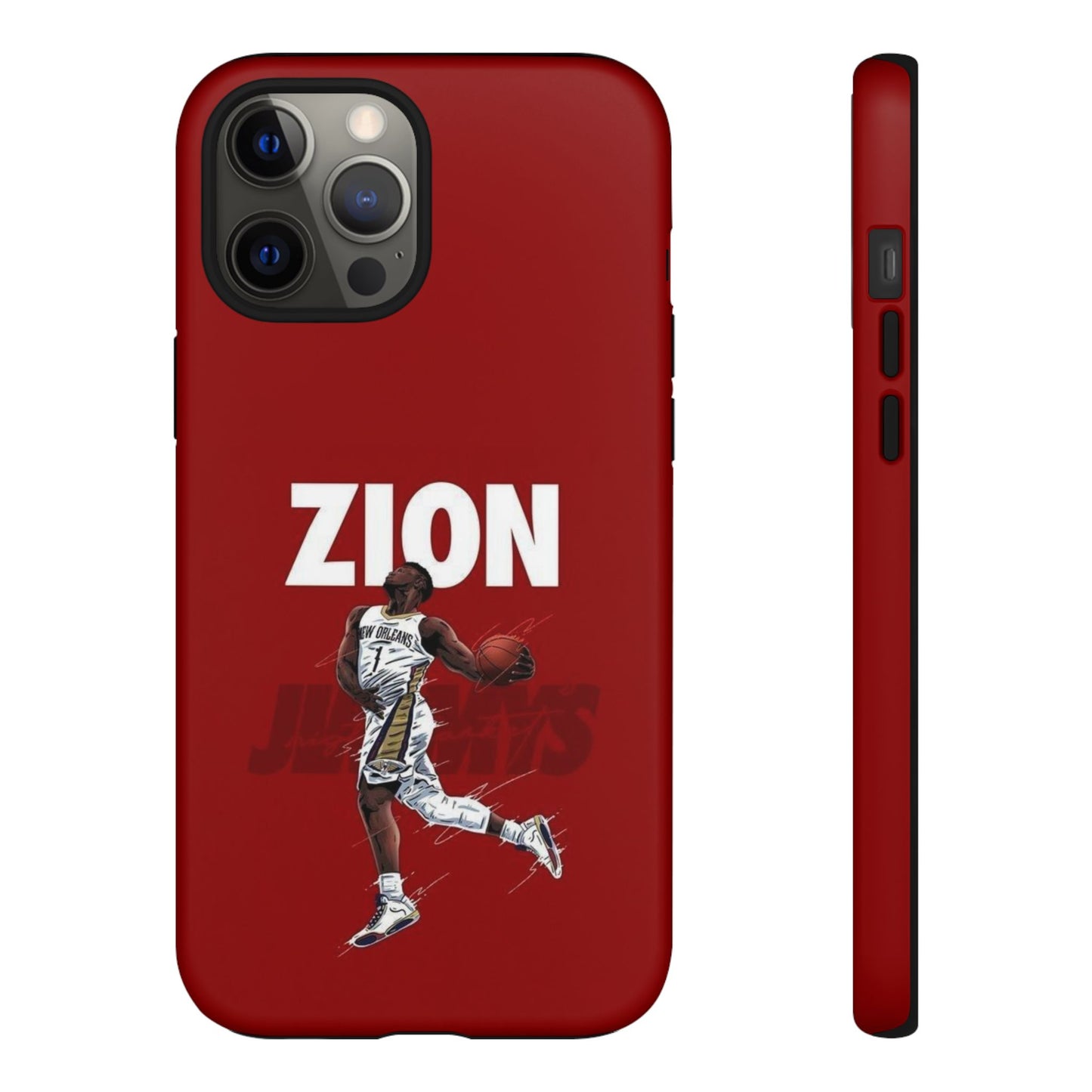 Zion Williamson Power Drive Edition – Rugged Dual-Layer Armor & Slim Fit | Compatible with iPhone 8–16 Pro Max & Samsung S10–S25 Ultra