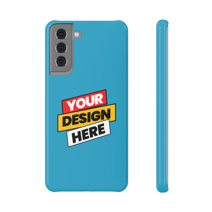 Custom Slim Snap Case - Personalized Phone Cover, Unique Gift for Her, Bright Modern Design, Trendy Cellphone Accessory, Birthday Gift
