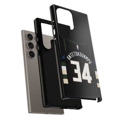Giannis Antetokounmpo Force Drive Edition – Heavy-Duty ShockGuard Layers, Athletic Slim Fit | iPhone 8–16 Pro Max & Samsung S10–S25 Ultra Supported