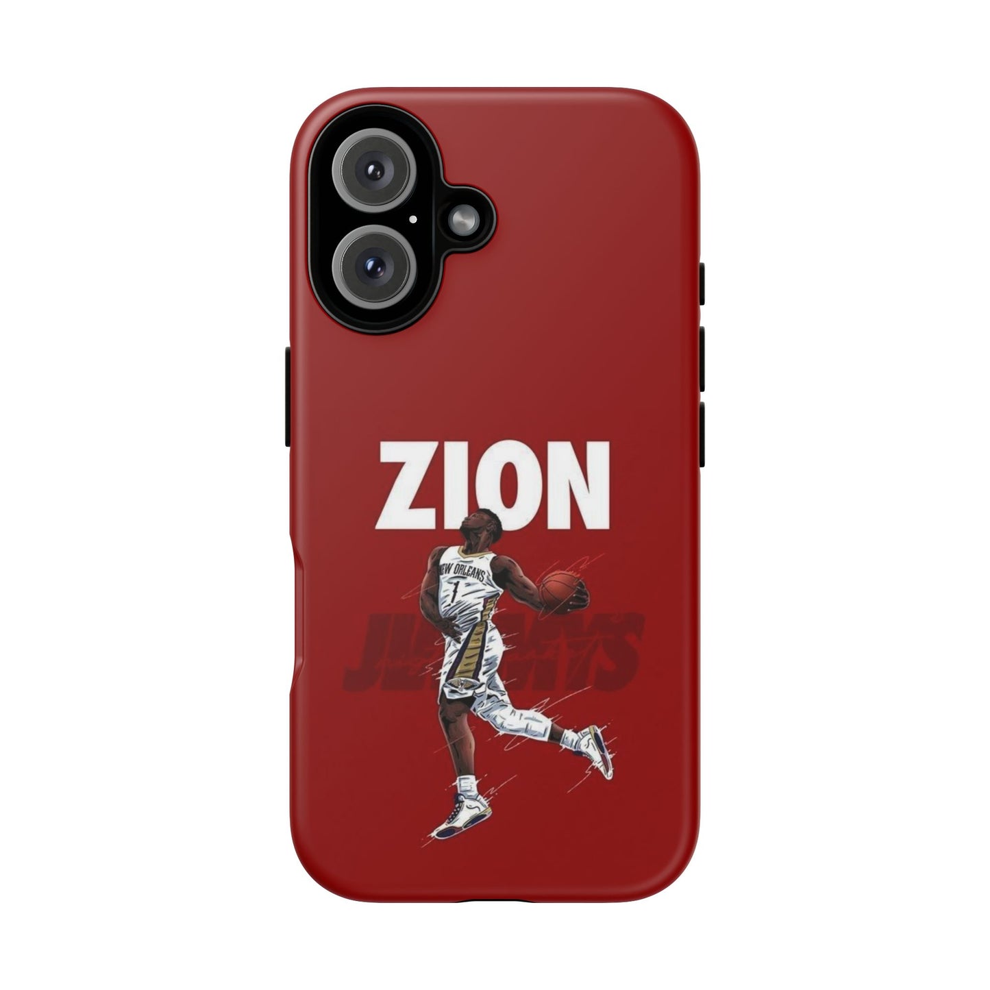 Zion Williamson Power Drive Edition – Rugged Dual-Layer Armor & Slim Fit | Compatible with iPhone 8–16 Pro Max & Samsung S10–S25 Ultra