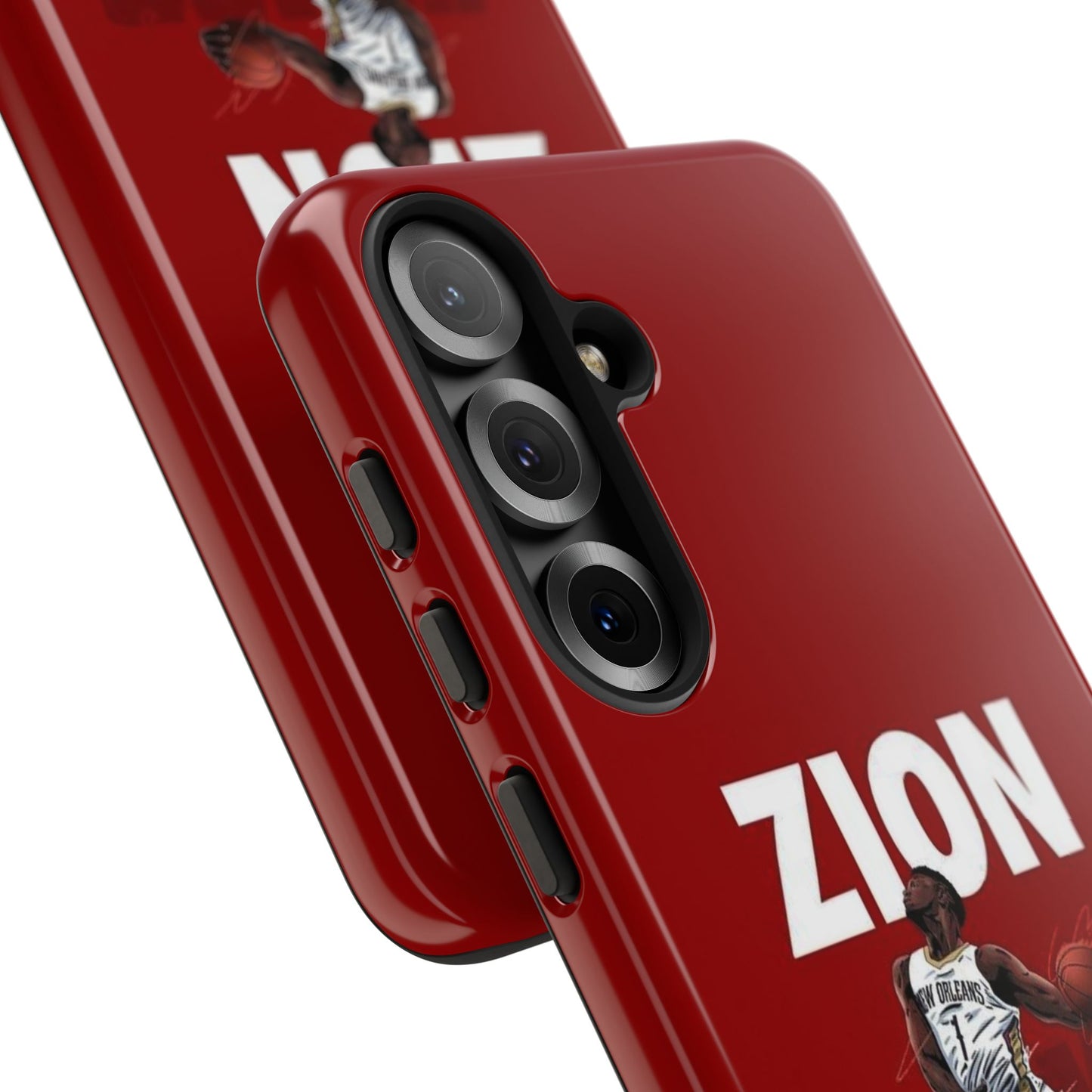Zion Williamson Power Drive Edition – Rugged Dual-Layer Armor & Slim Fit | Compatible with iPhone 8–16 Pro Max & Samsung S10–S25 Ultra