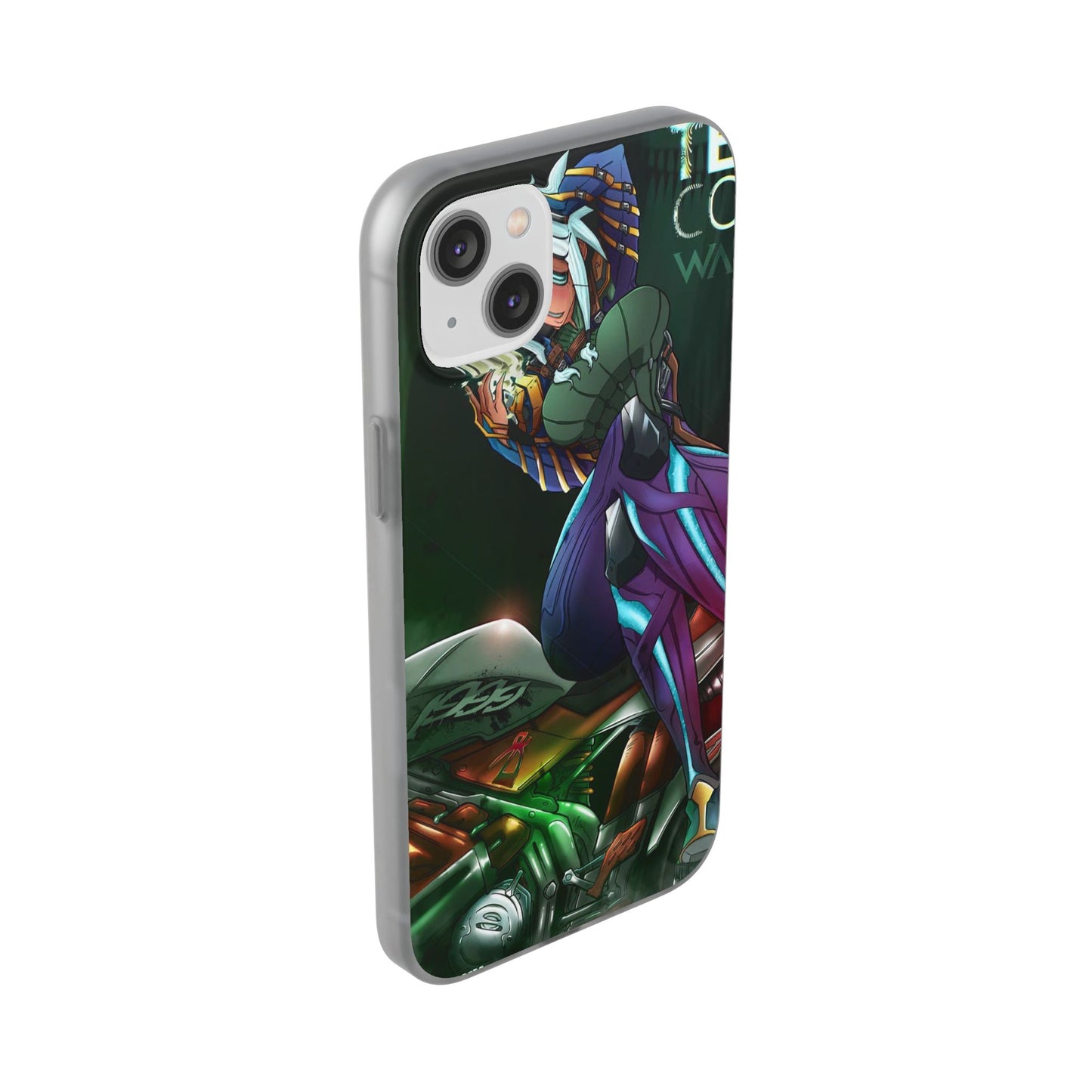 Anime-Inspired Phone Case - Flexi Cases, Custom Phone Cover, Gift for Her, Birthday Present, Unique Cell Phone Accessories